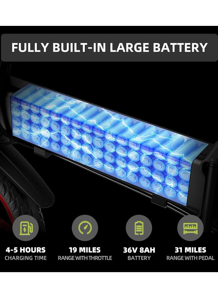 WINDHORSE C19 Foldable 2-in-1 Electric Bike and Cycle, 350W Brushless Motor, 35KM/H Speed, 36V 8Ah Battery, 25KM Range, 14-Inch Tires, Lightweight Carbon Alloy Frame – Portable E-Bike for City & Daily Commute