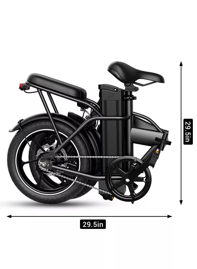 WINDHORSE W2A Folding Electric bike with 350W High Speed Motor, 36V 8AH Battery, 40 KM/H Speed, 35 KM Range, Dual Disk Brakes, Carbon Alloy Frame and 16 Inches Tires