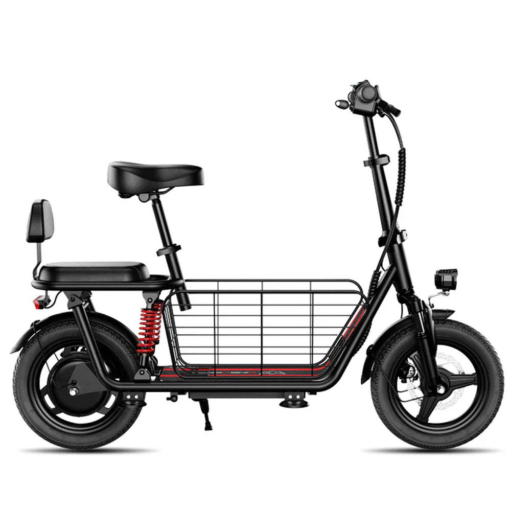 WINDHORSE C3 Electric Scooter 850W Motor with Dual Seat, 48V10Ah Battery, 50KM/H Speed, 40KM Range, Dual Suspension and Storage Basket, E-Scooter