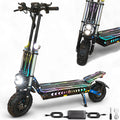 WINDHORSE H3 Powerful Electric Scooter 3000W Dual Motor  – 60V 40Ah Battery, 85 KM/H Max Speed, 120 KM Range – 13 Inches Tires, Hydraulic Brakes, Dual Suspension, 3 LED Headlights, Strong Steel Frame, Full Body RGB Lights